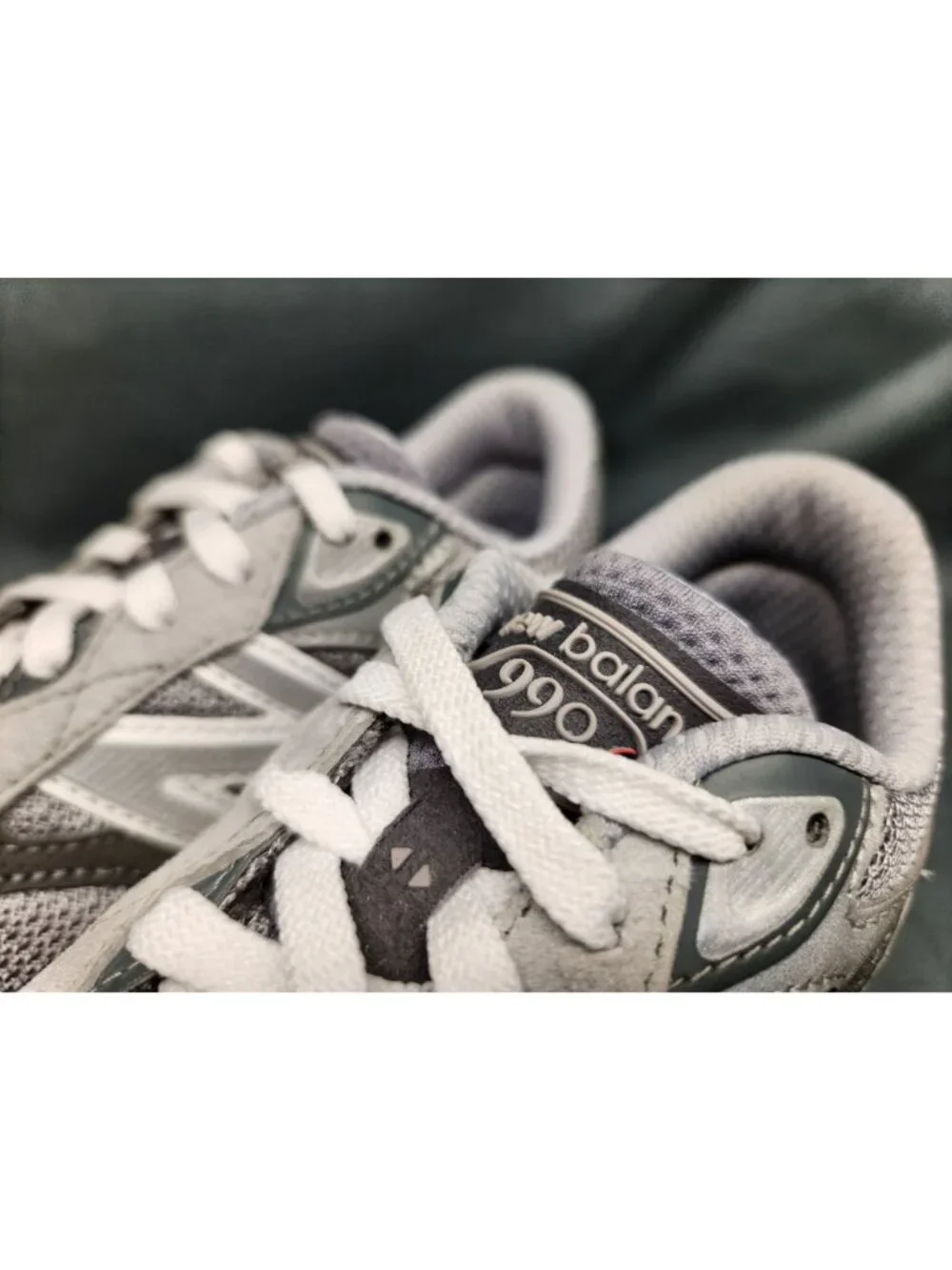 New Balance FuelCell 990v6 Sneakers PC990GL6 Grey White Kids Size 11 NEW NO BOX!